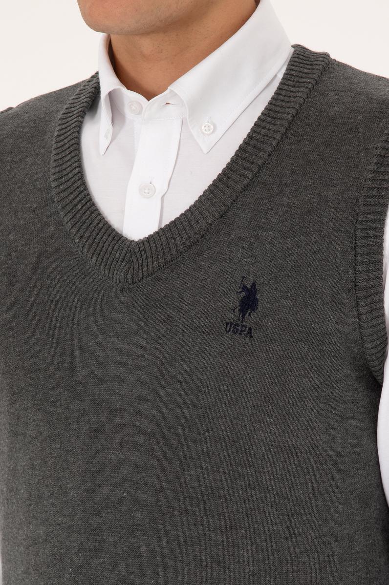 Erkek Antrasit Melanj Süveter