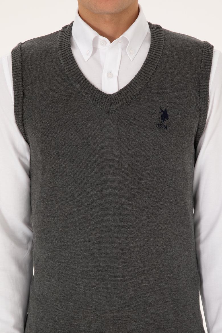 Erkek Antrasit Melanj Süveter - 50316843027