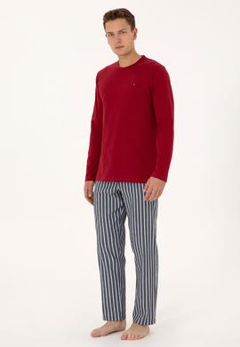 Erkek Bordo Pijama Takımı - 50318612004