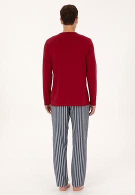 Erkek Bordo Pijama Takımı - 50318612004
