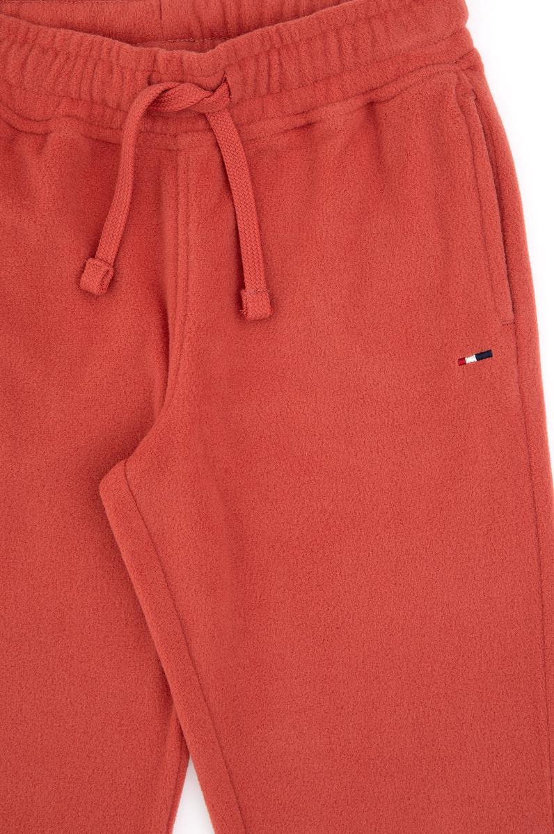 Kız Çocuk Gül Kurusu Jogger Polarlı Eşofman Altı