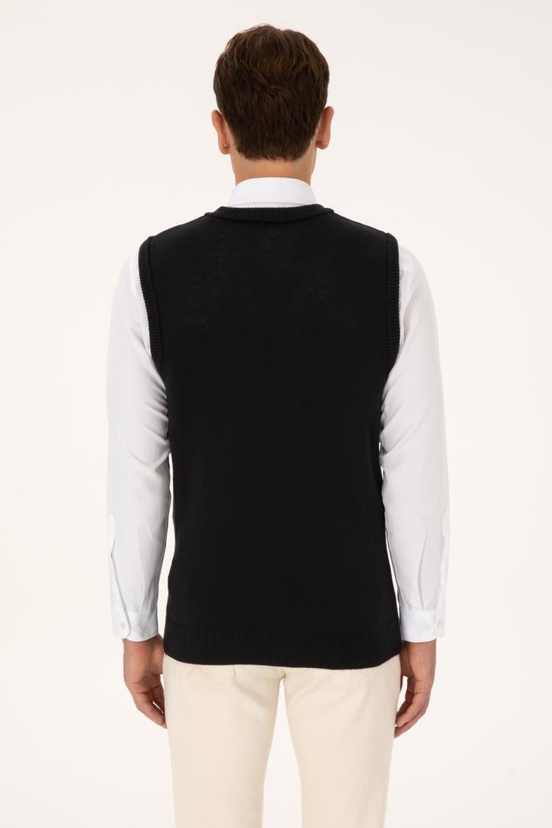 Erkek Siyah Süveter - 50316843019