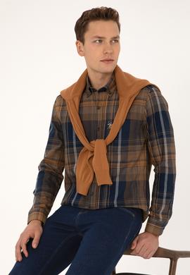 Erkek Camel Uzun Kollu Gömlek - 50308467017