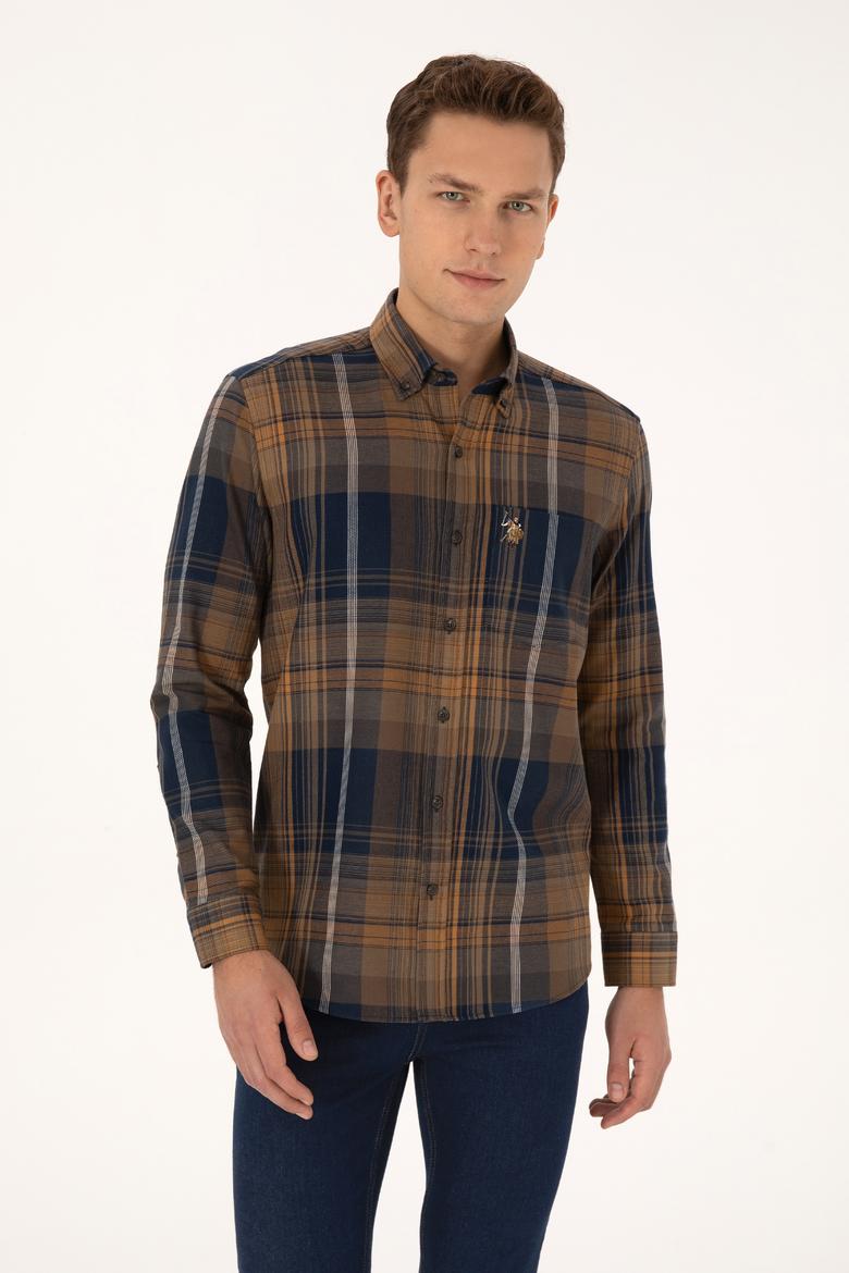 Erkek Camel Uzun Kollu Gömlek - 50308467017