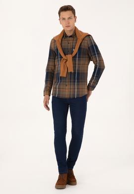 Erkek Camel Uzun Kollu Gömlek - 50308467017