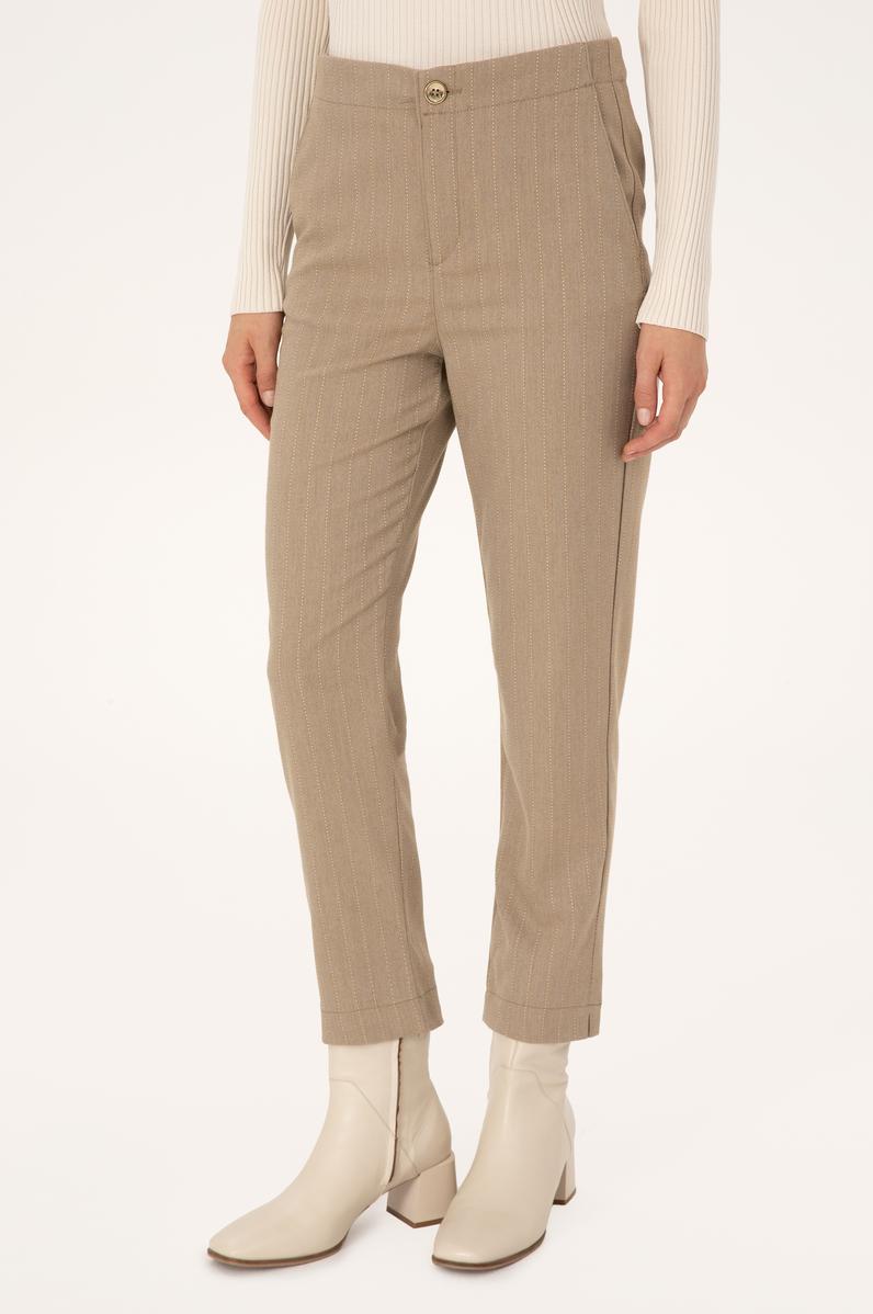 Kadın Camel Kanvas Pantolon