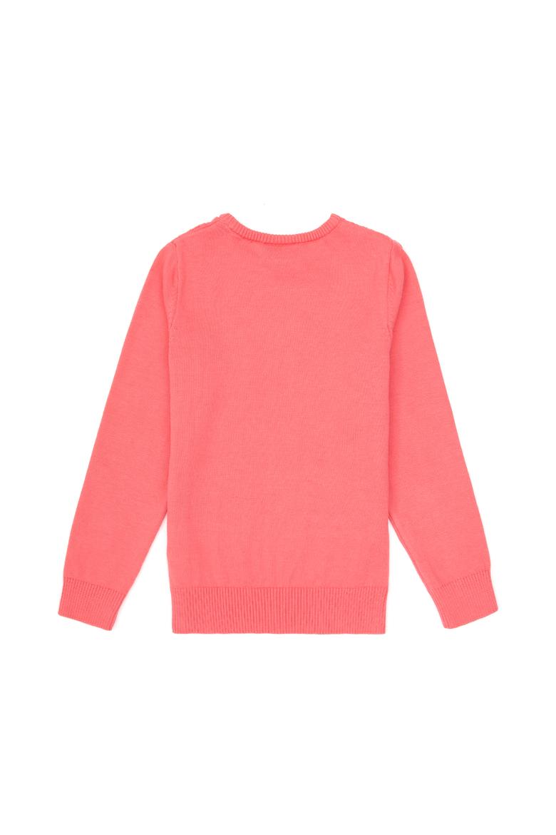 Kız Çocuk Nar Çiçeği Basic Kazak - 50313060020