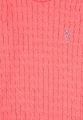 Kız Çocuk Nar Çiçeği Basic Kazak - 50313060020