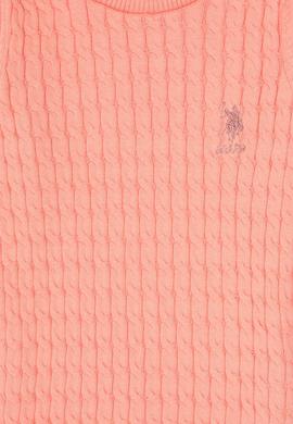 Kız Çocuk Somon Basic Kazak - 50313060030