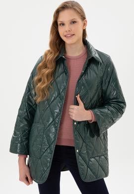 Kadın Koyu Yeşil Mont - 50312102017