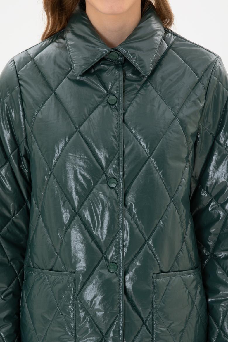 Kadın Koyu Yeşil Mont - 50312102017