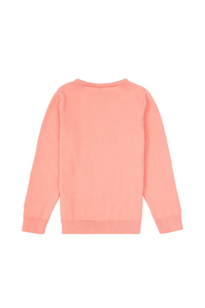 Kız Çocuk Somon Basic Kazak - 50313060030