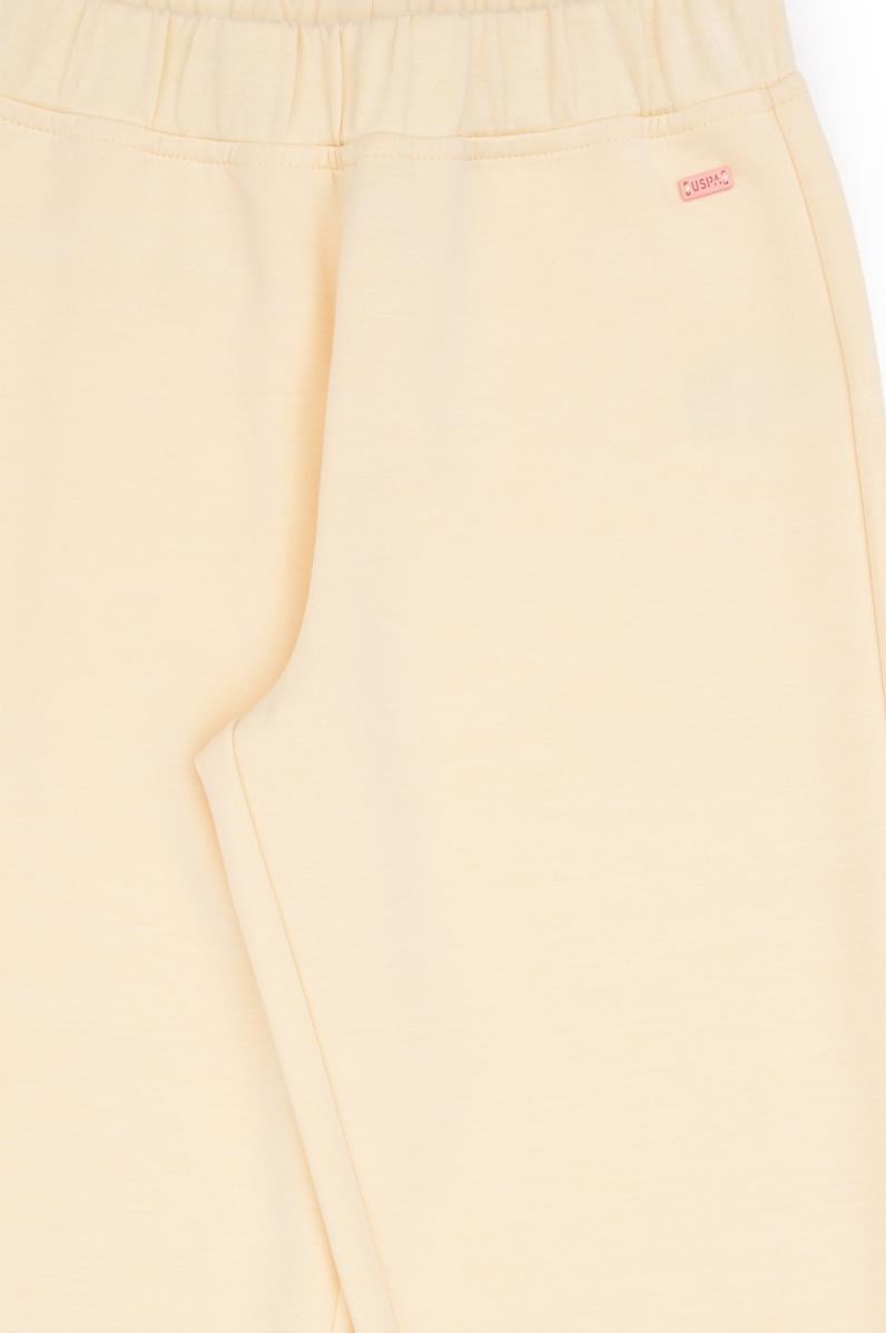 Kız Çocuk Ekru Eşofman Altı