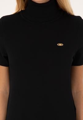 Kadın Siyah Boğazlı Kazak - 50314835005