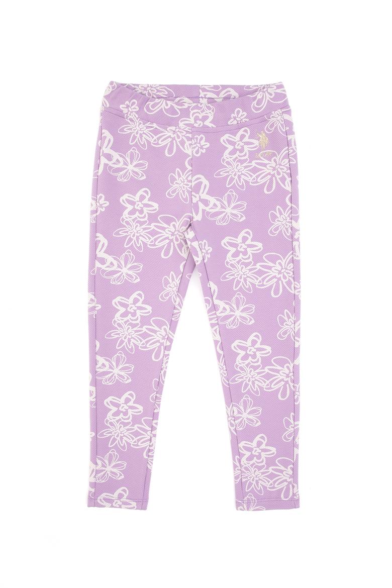 Kız Çocuk Lila Tayt - 50316760027