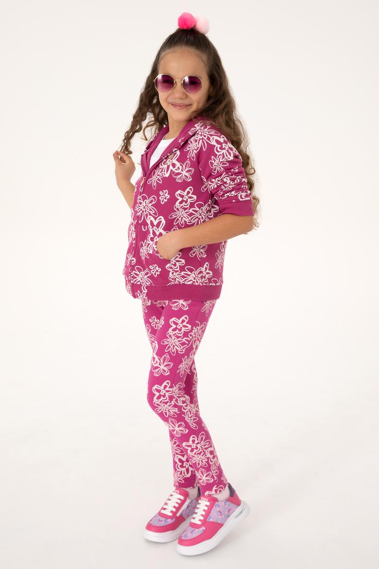 Kız Çocuk Pembe Tayt - 50316760016