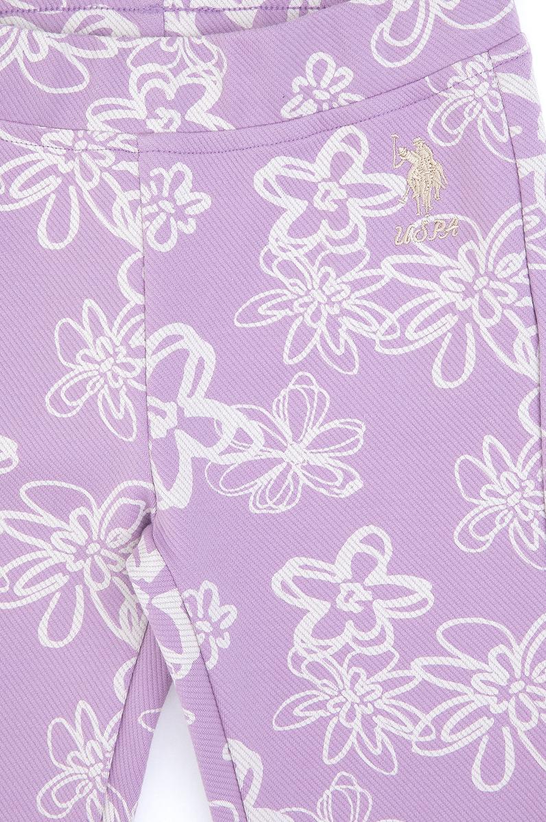 Kız Çocuk Lila Tayt