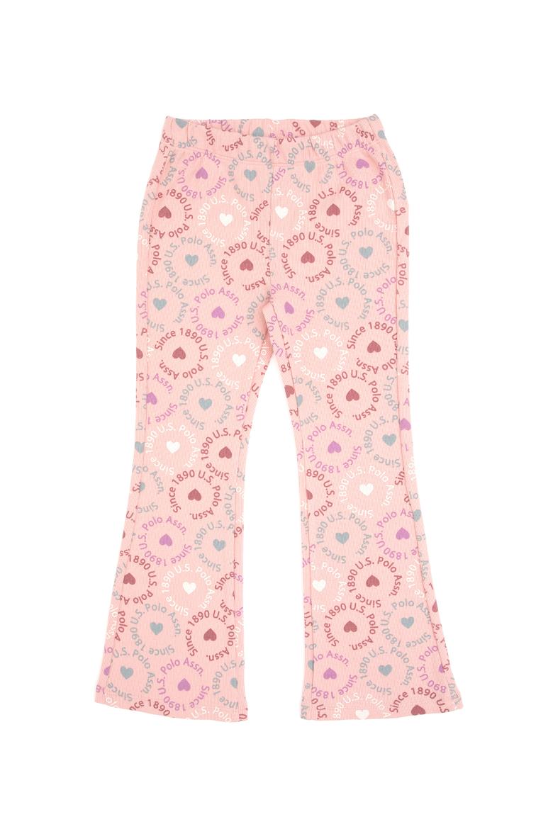 Kız Çocuk Pudra İspanyol Paça Tayt - 50318086003