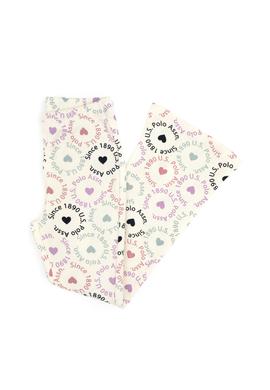 Kız Çocuk Krem İspanyol Paça Tayt - 50318086015