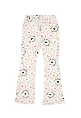 Kız Çocuk Krem İspanyol Paça Tayt - 50318086015