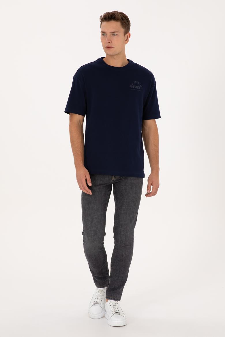 Erkek Lacivert Tişört - 50324795009
