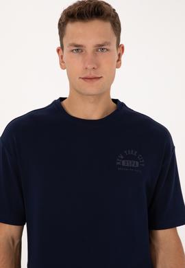 Erkek Lacivert Tişört - 50324795009