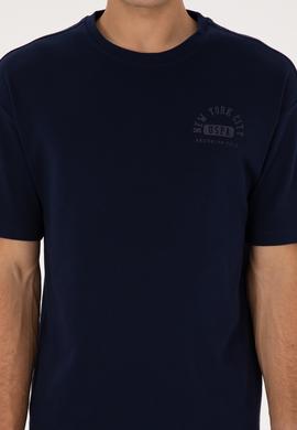 Erkek Lacivert Tişört - 50324795009