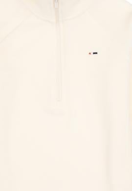 Kız Çocuk Krem Polarlı Yarım Fermuarlı Sweatshirt - 50317884014