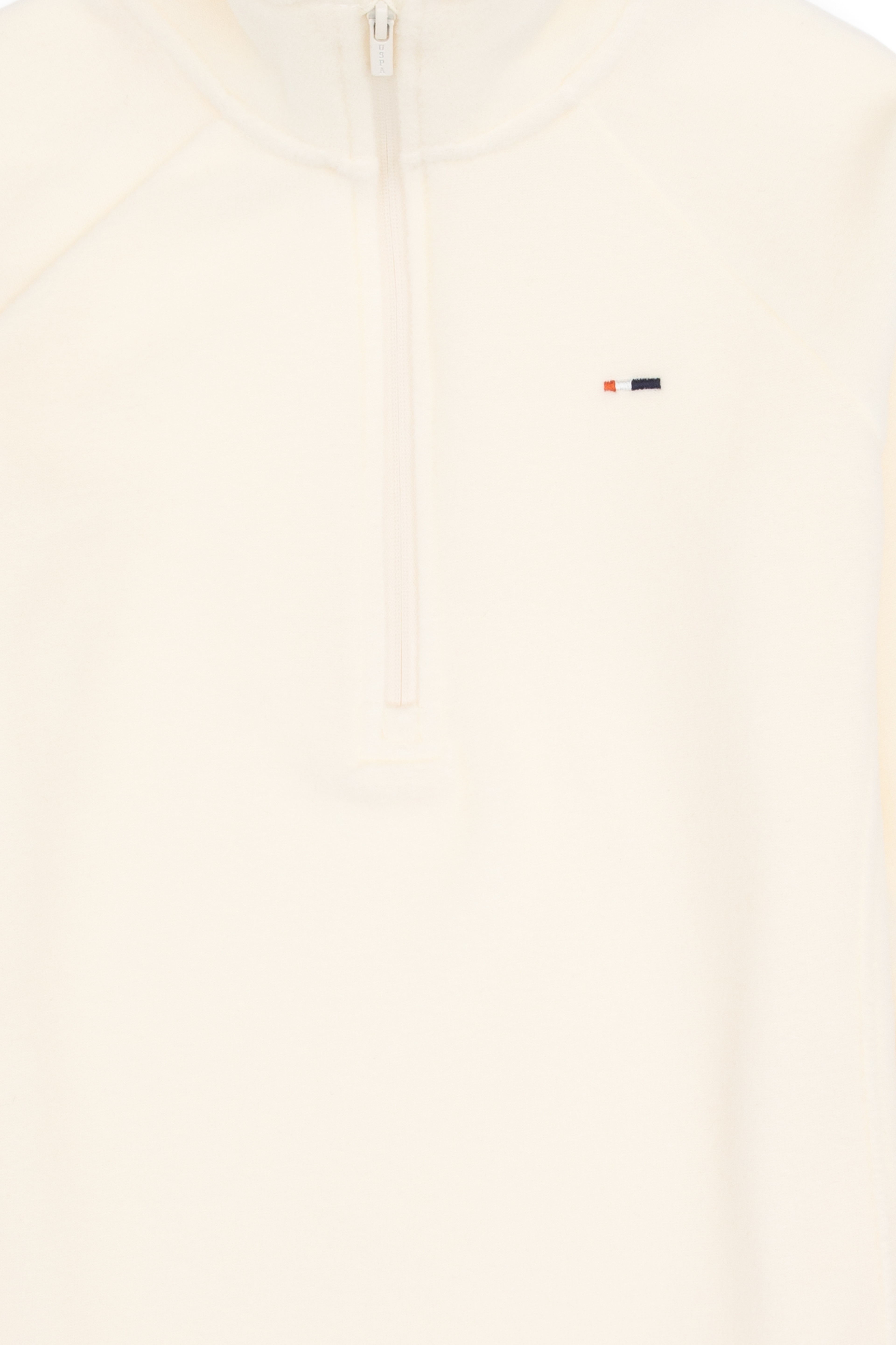 Kız Çocuk Krem Polarlı Yarım Fermuarlı Sweatshirt - Image 6