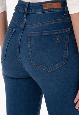 Kadın Mavi Skinny Haigh Waist Fit Jean Pantolon - 50316577016