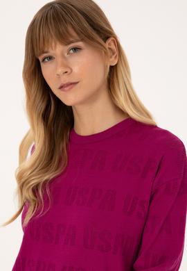 Kadın Menekşe Bisiklet Yaka Kazak - 50309651010