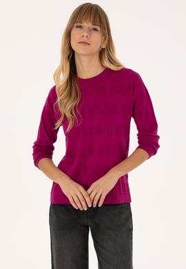 Kadın Menekşe Bisiklet Yaka Kazak - 50309651010