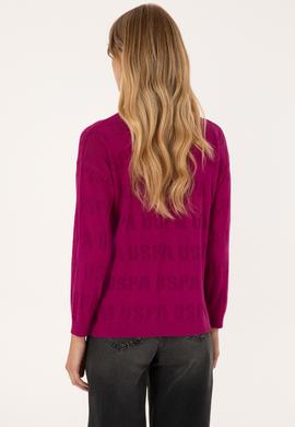 Kadın Menekşe Bisiklet Yaka Kazak - 50309651010