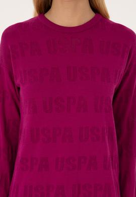 Kadın Menekşe Bisiklet Yaka Kazak - 50309651010