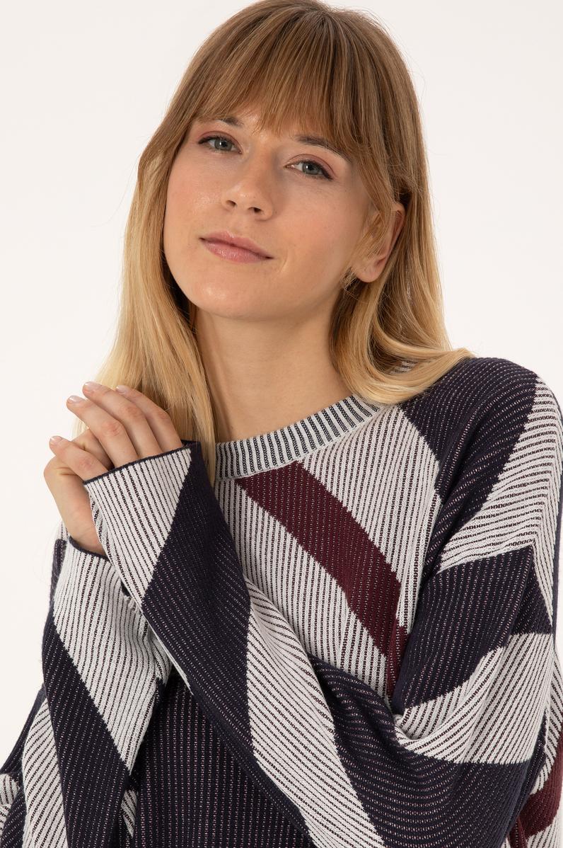 Kadın Krem Bisiklet Yaka Kazak