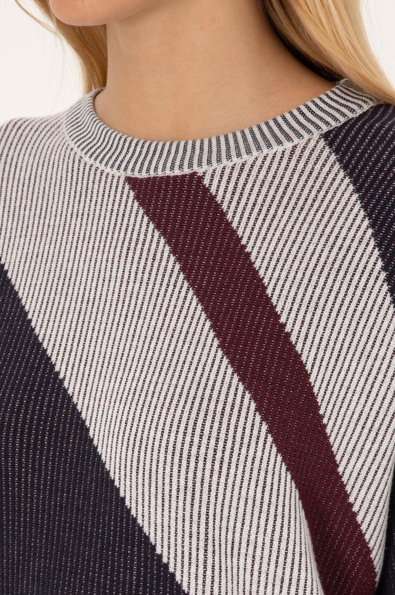 Kadın Krem Bisiklet Yaka Kazak