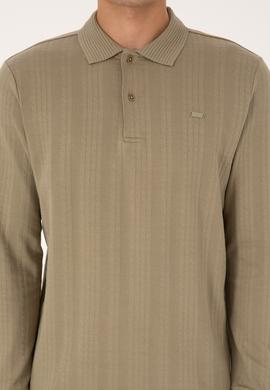 Erkek Açık Haki Sweatshirt - 50308925015