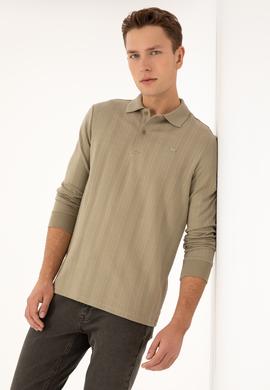 Erkek Açık Haki Sweatshirt - 50308925015