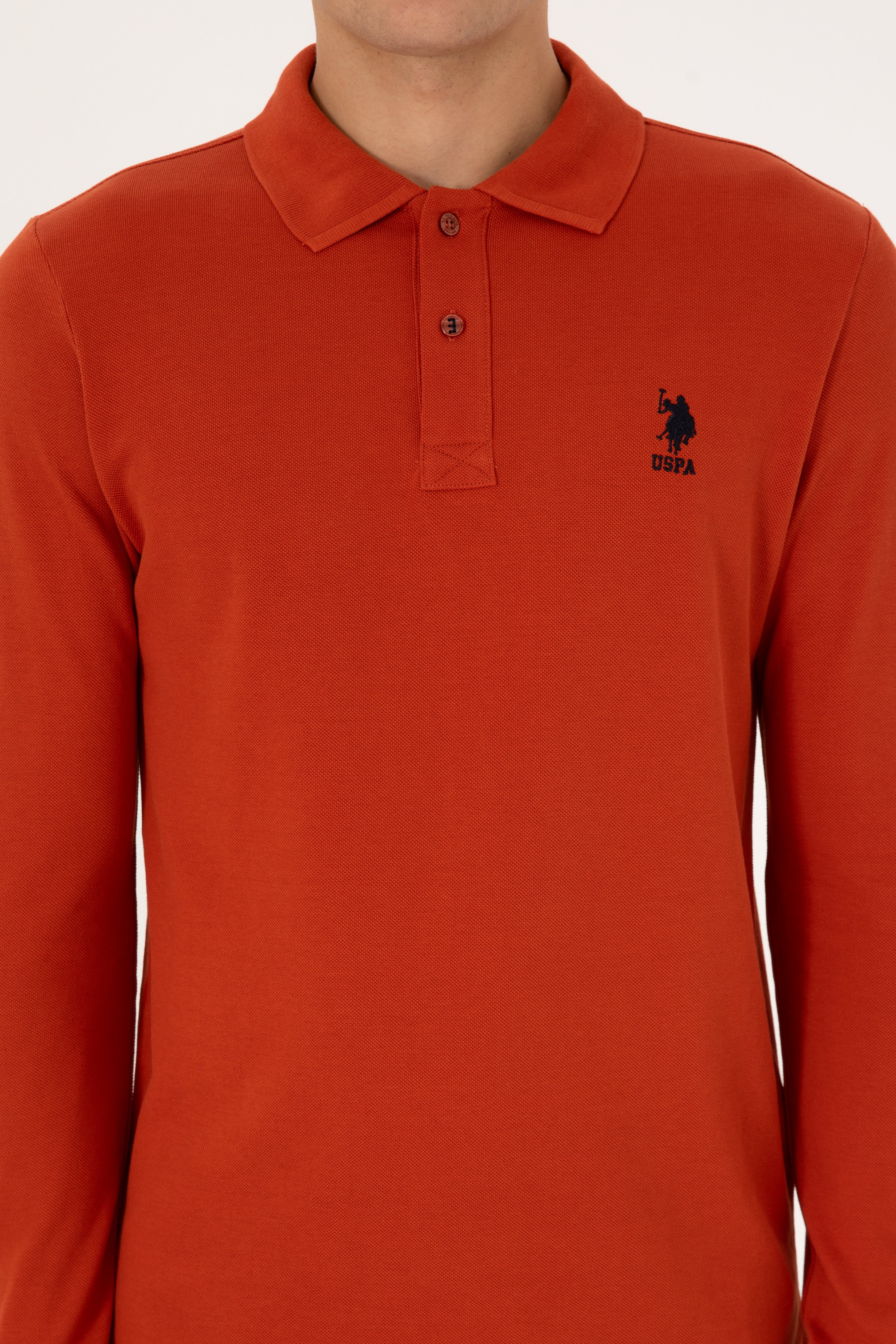 Erkek Kiremit Basic Sweatshirt