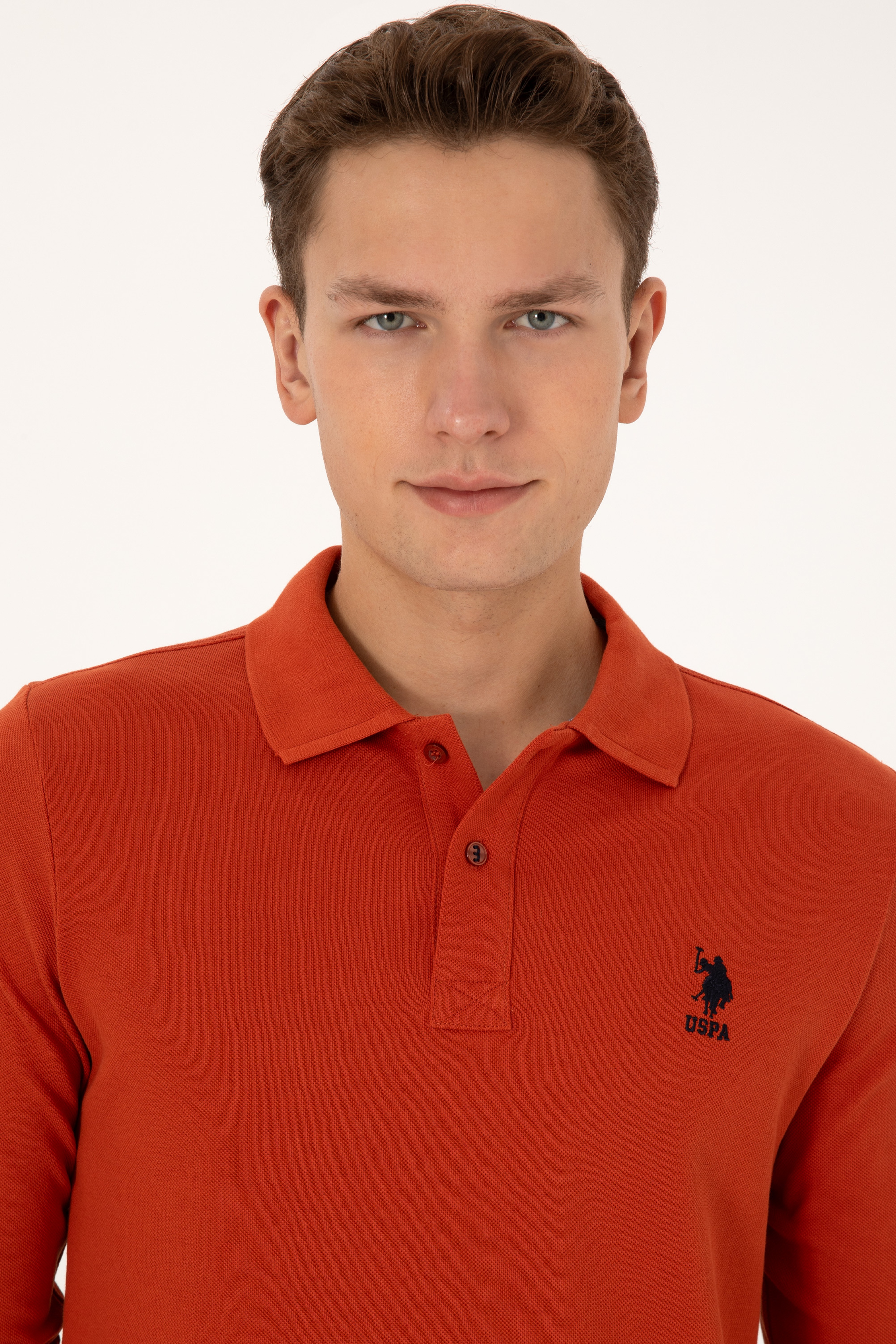 Erkek Kiremit Basic Sweatshirt