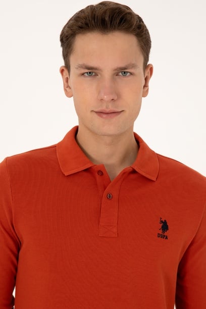 Erkek Kiremit Basic Sweatshirt