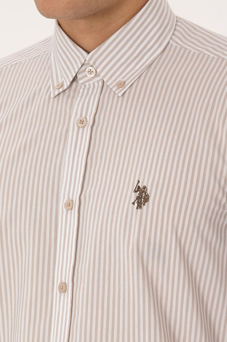 Erkek Taş Uzun Kollu Gömlek