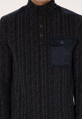 Erkek Regular Fit Bisiklet Yaka Lacivert Sweatshirt - 50310259017