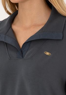 Kadın Antrasit Dik Yaka Sweatshirt - 50309429011