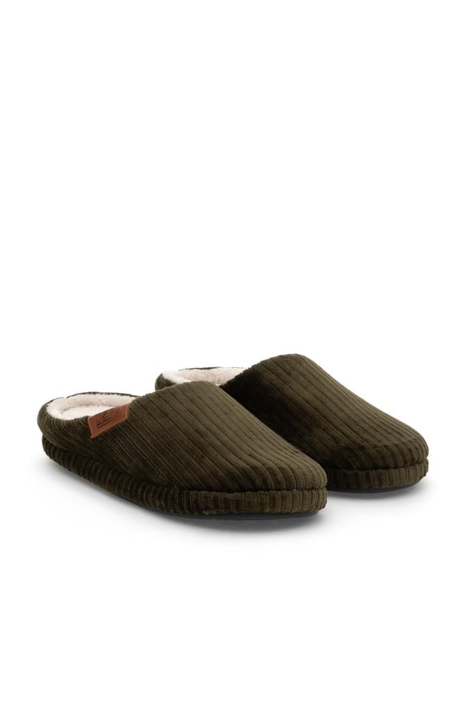 Erkek Koyu Yeşil Terlik