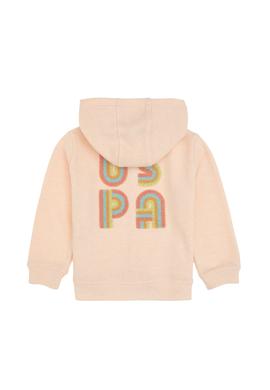 Kız Çocuk Açık Pembe Kapüşonlu Fermuarlı Sweatshirt - 50314295001