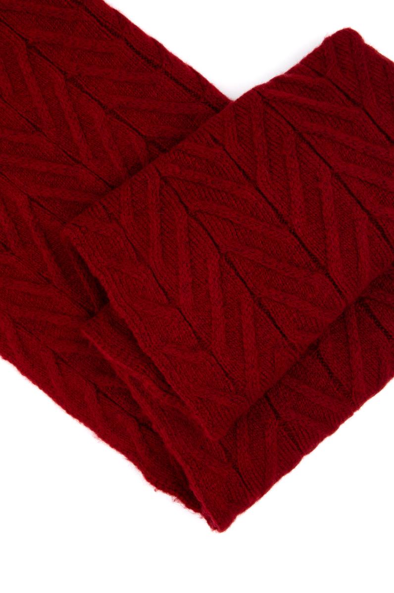 Kadın Koyu Frambuaz Kaşkol