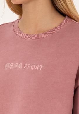 Kadın Gül Kurusu Bisiklet Yaka Sweatshirt - 50309547007