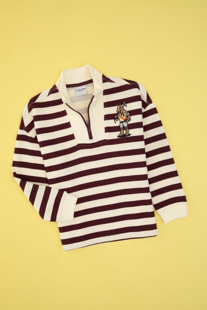 Erkek Çocuk Lacivert Yarm Fermuarlı Süprem Sweatshirt