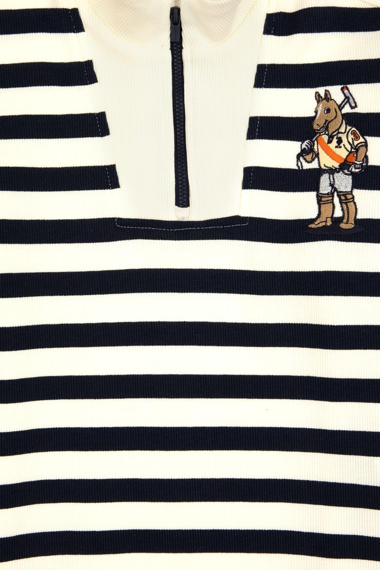 Erkek Çocuk Lacivert Yarm Fermuarlı Süprem Sweatshirt - 50316707016